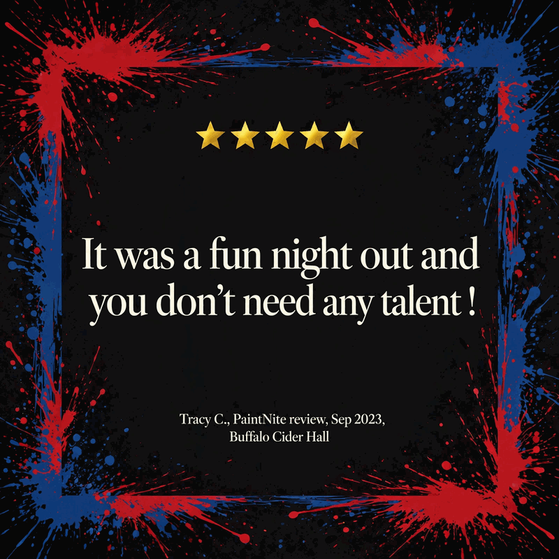 Five star review: It was a fun night out and you do not need any talent